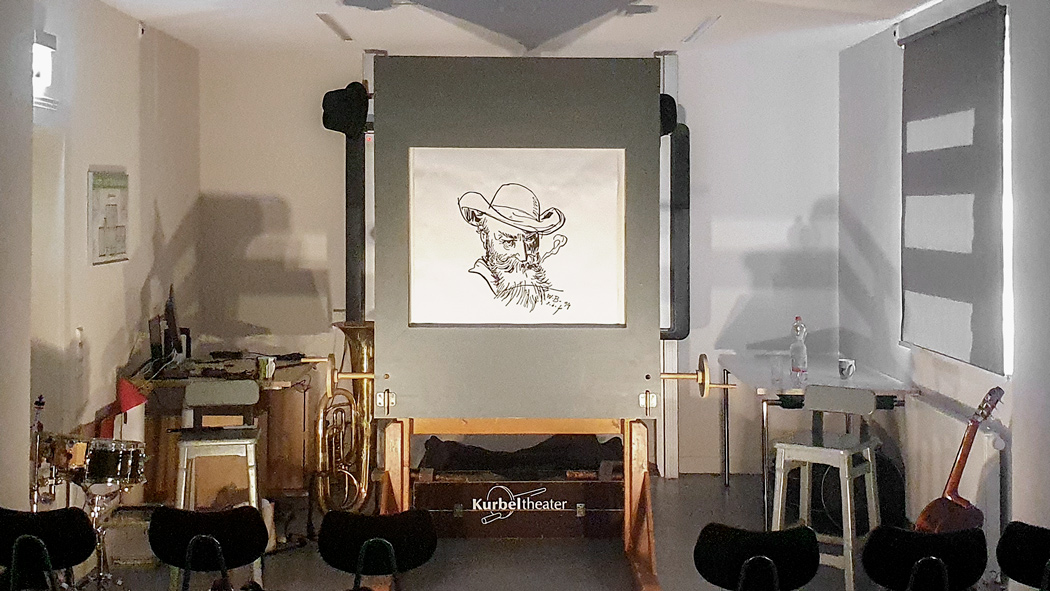 Auftritt Kurbeltheater am 30.09.2026 an der Stadtteilbibliothek in Leipzig Plagwitz